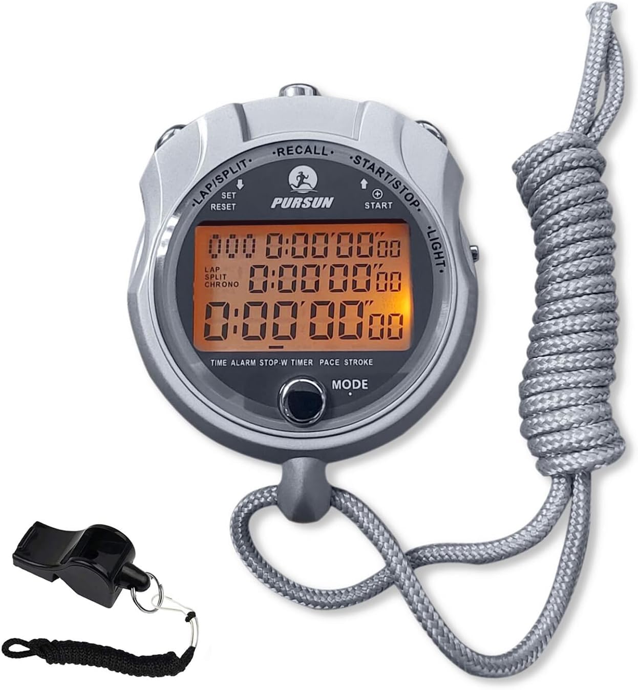 Digital Stopwatch Timer - Sports Stopwatch with Large Display for Running, Swimming, Fitness Training & Competition - Perfect for Coaches, Athletes & Gym Workouts