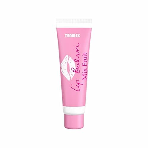 Teamax Mix Fruits Tinted Lip Balm - Hydrating & Barrier Repair for Dry & Chapped Lips with Beeswax, Coconut Oil & Sunflower Seed Oil (10g) - Perfect for Daily Moisture & Lip Care at Home, Work or Travel