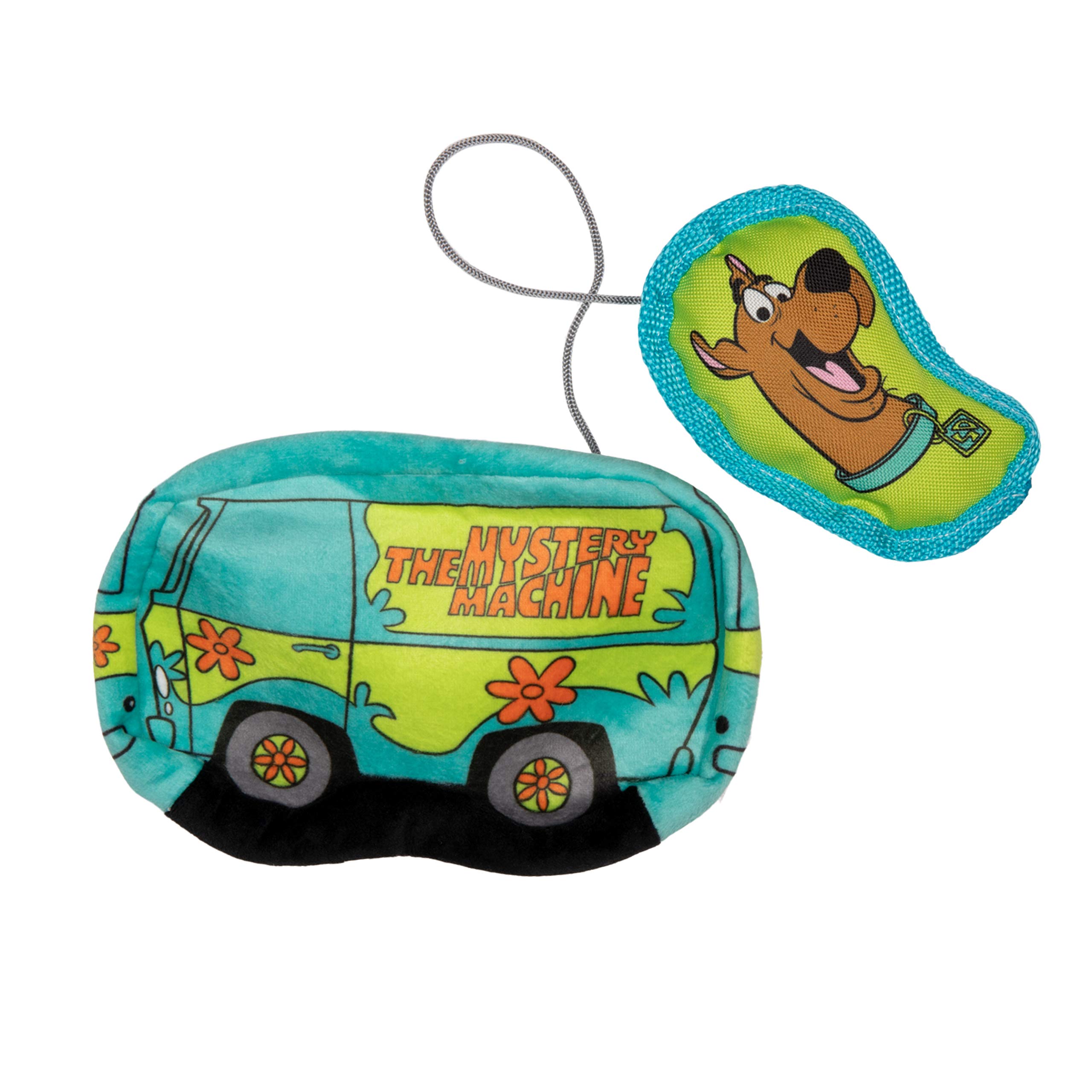 Scooby-Doo Mystery Machine Interactive Dog Toy - Hide & Seek Fabric Burrow for Small & Large Dogs - Soft, Durable & Fun in Blue, Green, Orange & Black - Perfect for Indoor Play & Mental Stimulation