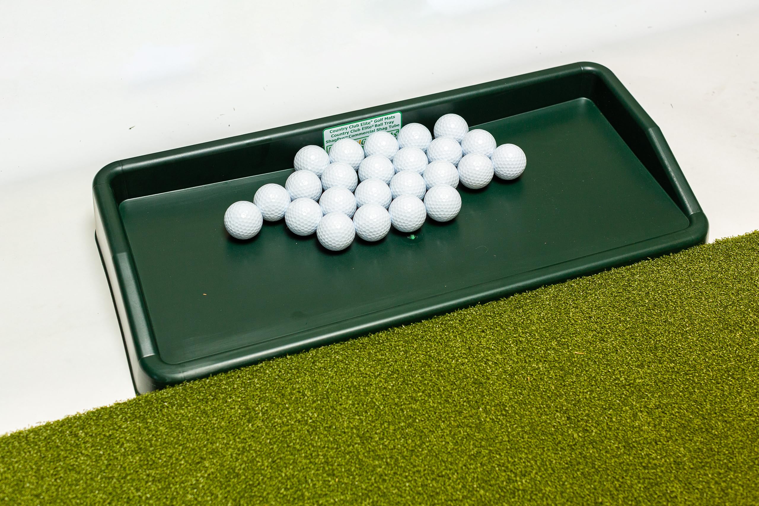 Country Club Elite® Golf Ball Tray - Premium Commercial-Grade High Impact Plastic Ball Holder for Driving Ranges & Golf Courses | Durable USA-Made Golf Accessory | Perfect for Practice Sessions, Club Storage & Course Maintenance