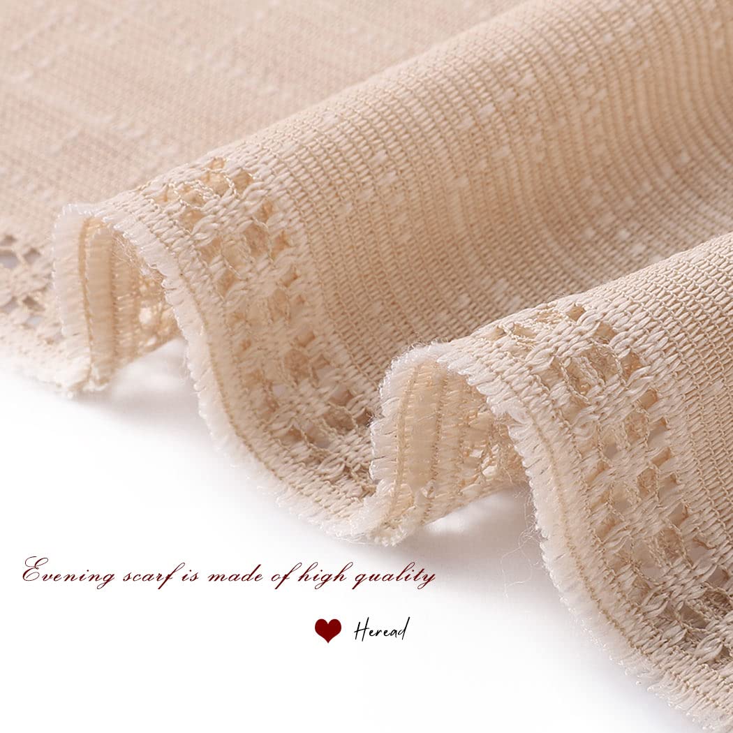 Elegant Lace Shawls and Wraps for Women - Floral Mesh Wedding Scarf, Evening Party Accessories for Brides & Dresses - Perfect for Weddings, Galas, and Special Occasions