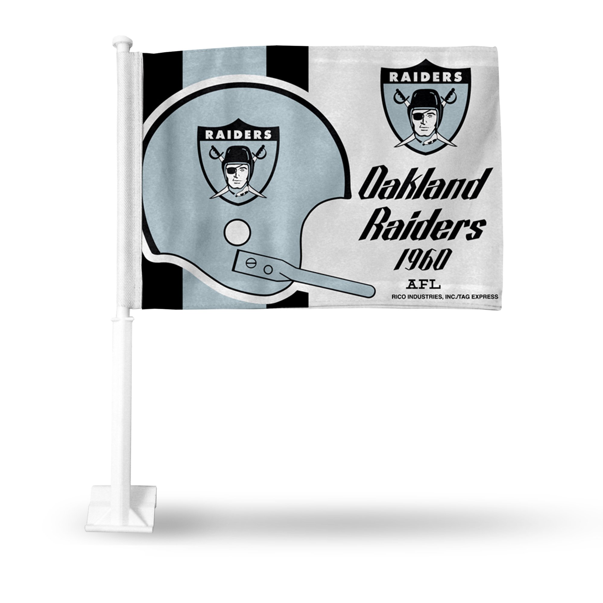 NFL Car Flag Double Sided - Premium Team Spirit Car Accessory for Game Day & Tailgating - Officially Licensed Rico Industries