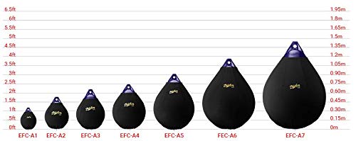 Polyform EFC-A Boat Fender Covers & Buoy Covers - Durable Marine Protection for Dock, Mooring & Watercraft Safety