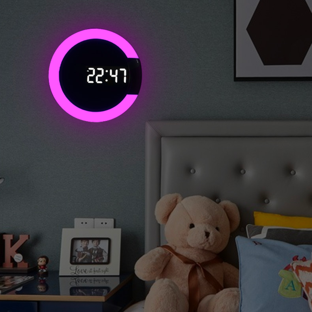 LED Digital Wall Clock - Large Display with Bright Numbers for Easy Reading | Perfect for Home, Office, and Classroom Use