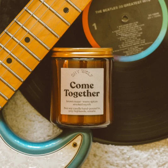 Shy Wolf Come Together Beatles Scented Candle - Inspired by The Beatles Song, Perfect for Home Decor, Relaxation & Gift Giving