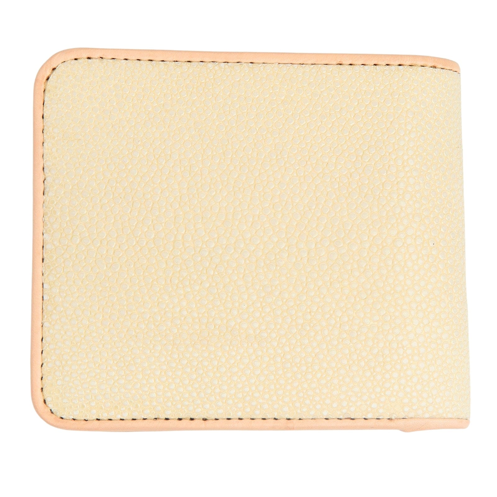 Genuine Stingray Leather Wallet for Men & Women - Pearl White Luxury Slim Bifold RFID Blocking - Perfect for Everyday Use, Travel & Gifts