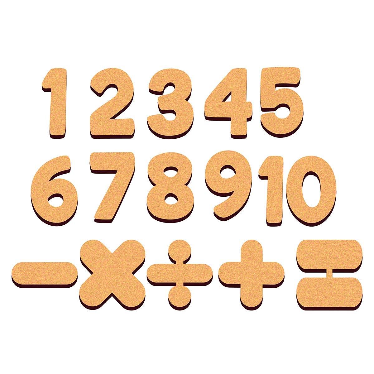 CLITHS Wooden Alphabet & Number Cutout Set - 82 Pcs Educational Learning Toys for Kids | Perfect for Preschool, Homeschooling & Early Childhood Development