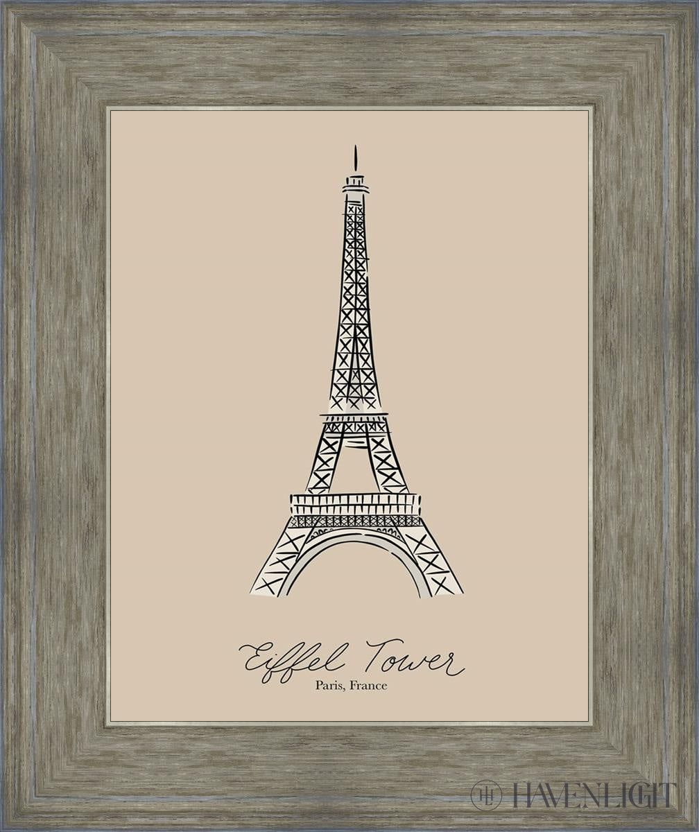 Eiffel Tower Art Print by Elise Gomez - Elegant Parisian Wall Decor for Home, Office & Gifts