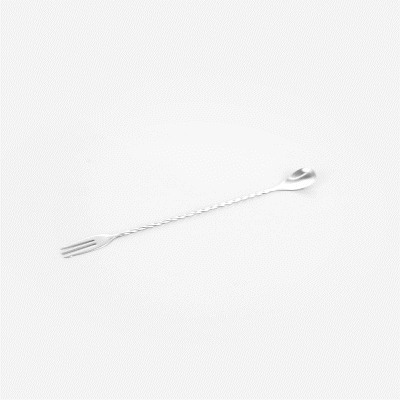 Premium Stainless Steel Trident Bar Spoon - 12