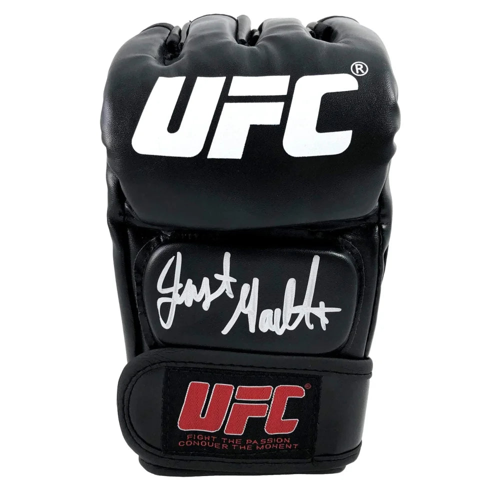 Justin Gaethje Signed Official UFC Gloves with JSA COA - Authentic MMA Collectible for Fans, Fight Memorabilia, Home & Office Display, Gift for UFC Enthusiasts