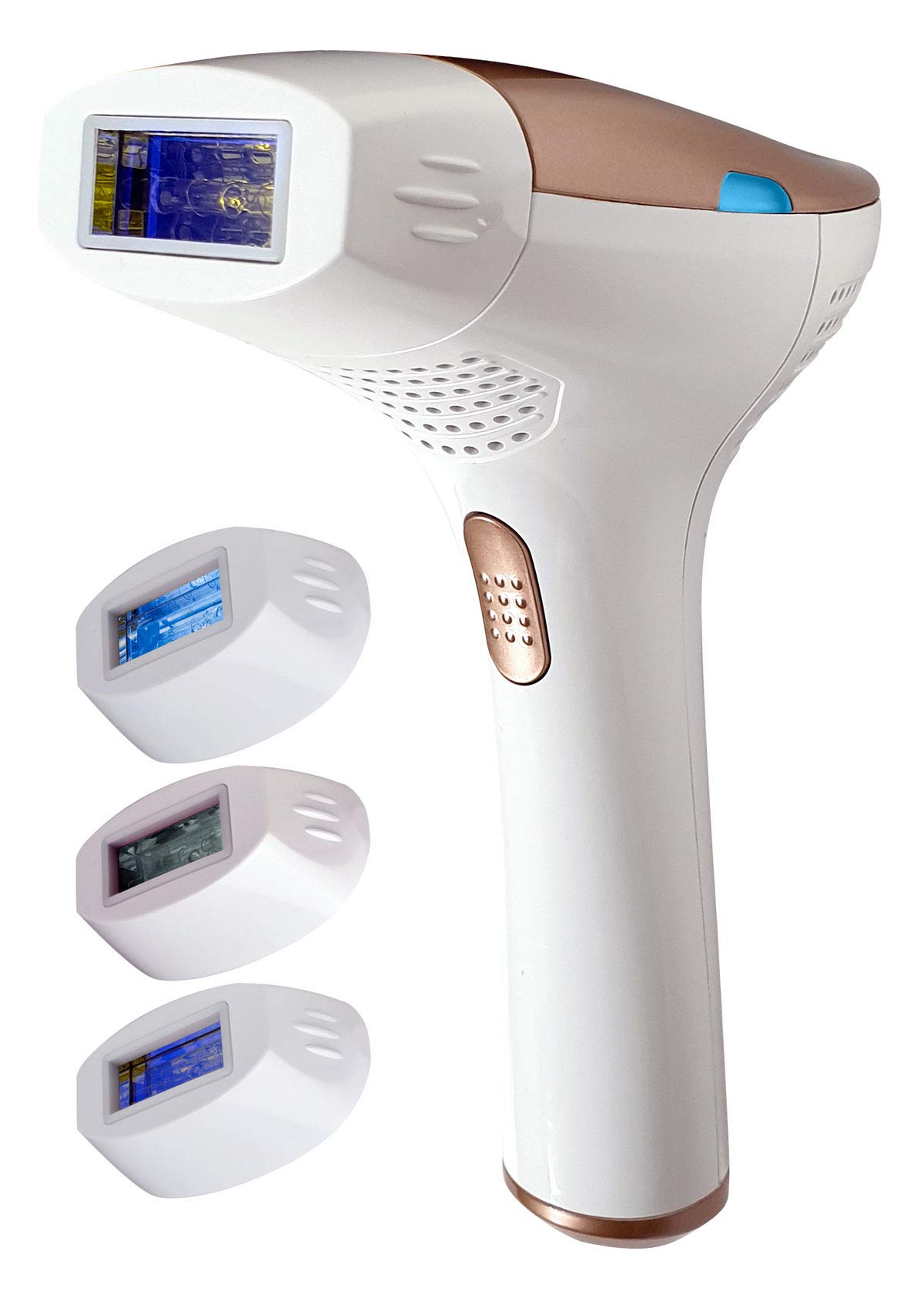 Faustina 3-in-1 IPL Hair Removal Device with 3 Lamps & 1.5 Million Flashes – Permanent Hair Removal, Skin Rejuvenation & Acne Treatment – Includes Free Pouch & Sunglasses – Perfect for Home Use on Face, Legs, Bikini Line & Body