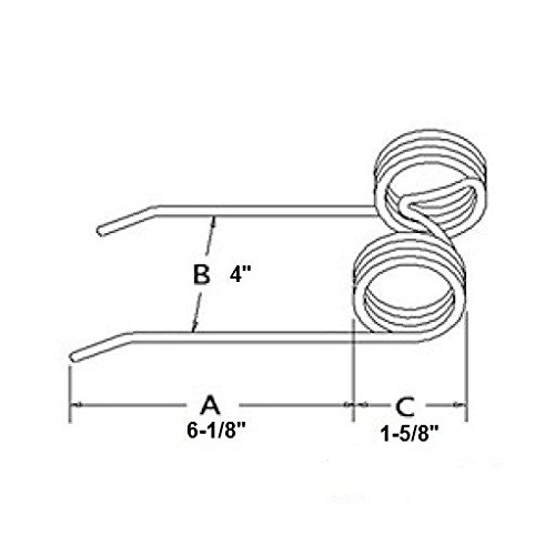A&I Products BALER Tooth Replacement Part NO: A-MA74528 - Durable Agricultural Machinery Spare for Hay Balers & Forage Harvesters - Perfect for Farming & Livestock Feed Production
