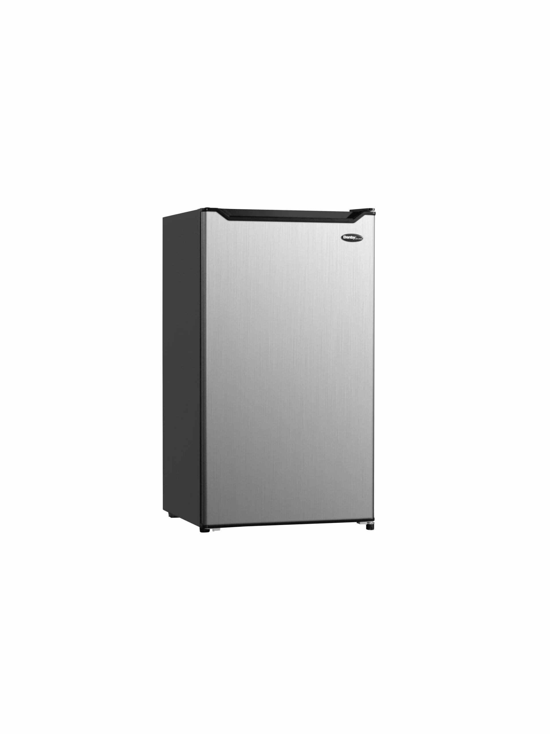 Danby DCR044B1SLM 4.4 cu. ft. Compact Refrigerator - Stainless Steel Mini Fridge for Dorm, Office, Bedroom & Small Spaces - Energy Efficient & Quiet Cooling