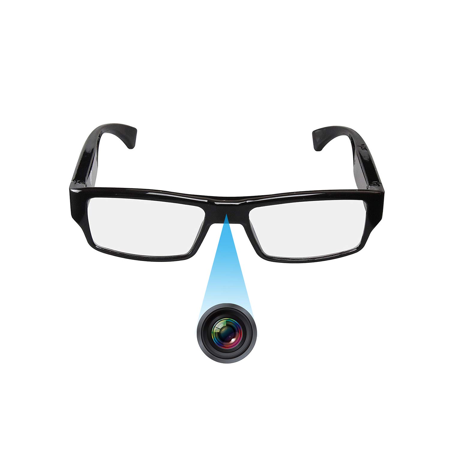 Upgraded YAOAWE FHD Hidden Camera Glasses - Super Small Spy Camera for Covert Surveillance | Perfect for Security, Investigations, and Undercover Operations