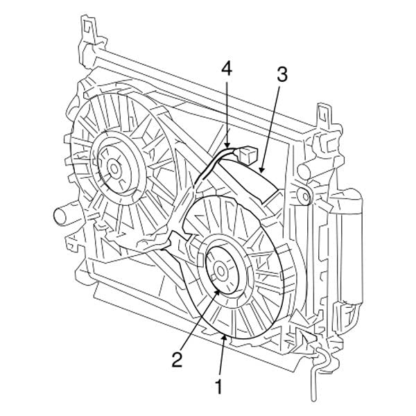 Mopar 68050137AB Fan Motor Wiring Harness - Replacement for Dodge, Jeep, Chrysler Vehicles - Perfect for Cooling System Repairs & Upgrades