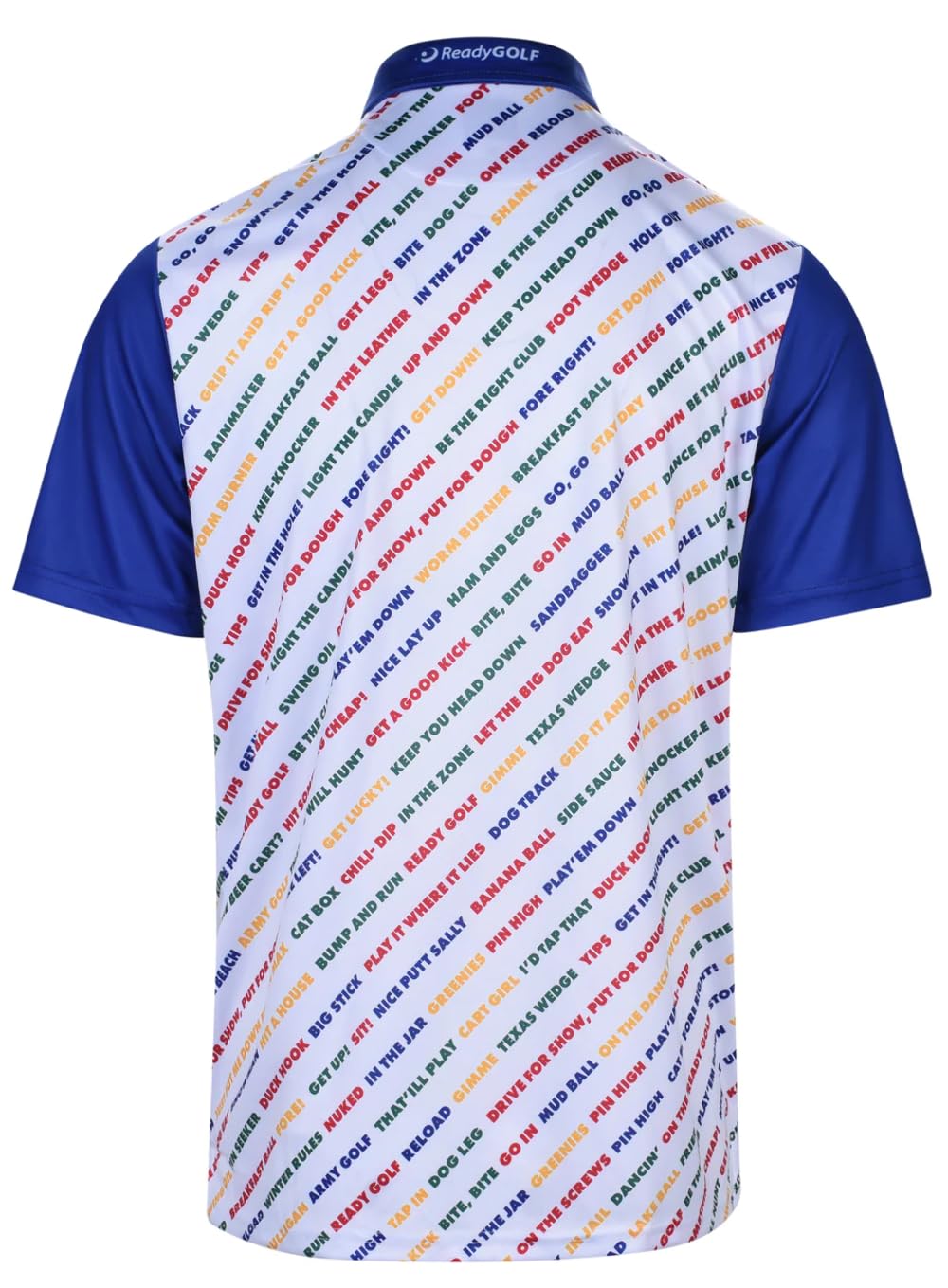 ReadyGOLF Men's Performance Golf Polo Shirt - Moisture Wicking & UV Protection - Perfect for Golf Course, Clubhouse & Casual Wear