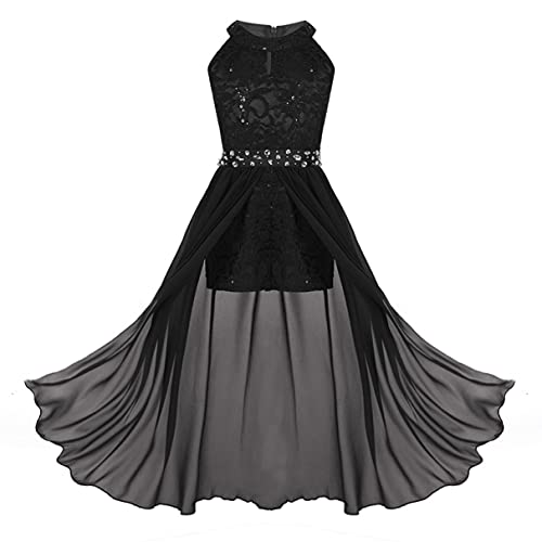TiaoBug Baby Girls Sequined Bowknot Flower Dress - Embroidered Tutu Ball Gown for Wedding, Birthday Party & Special Occasions | Perfect for Flower Girls, Pageants & Holiday Celebrations