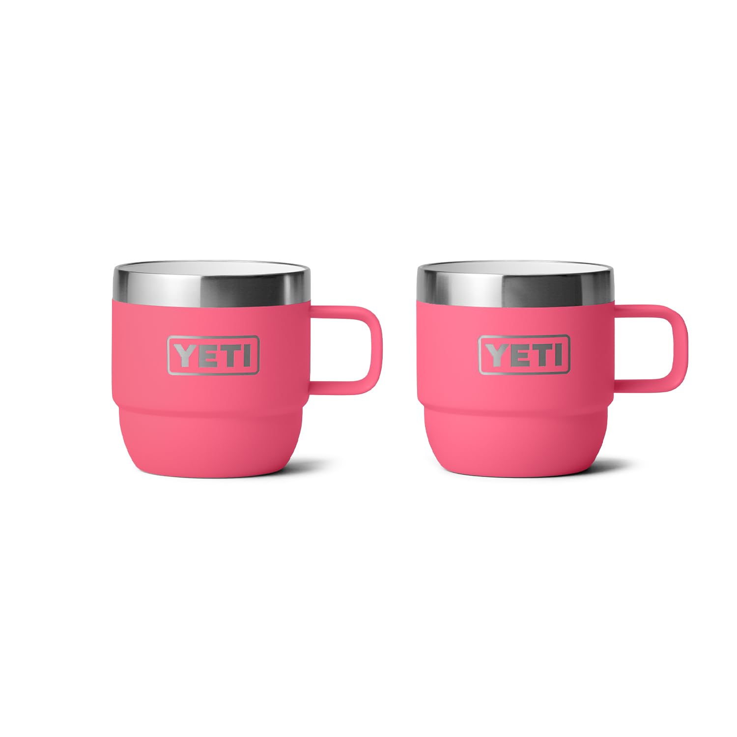 YETI Rambler 6 oz Stackable Stainless Steel Vacuum Insulated Coffee Mug - 2 Pack for Espresso & Hot Drinks - Perfect for Camping, Office & Travel Use