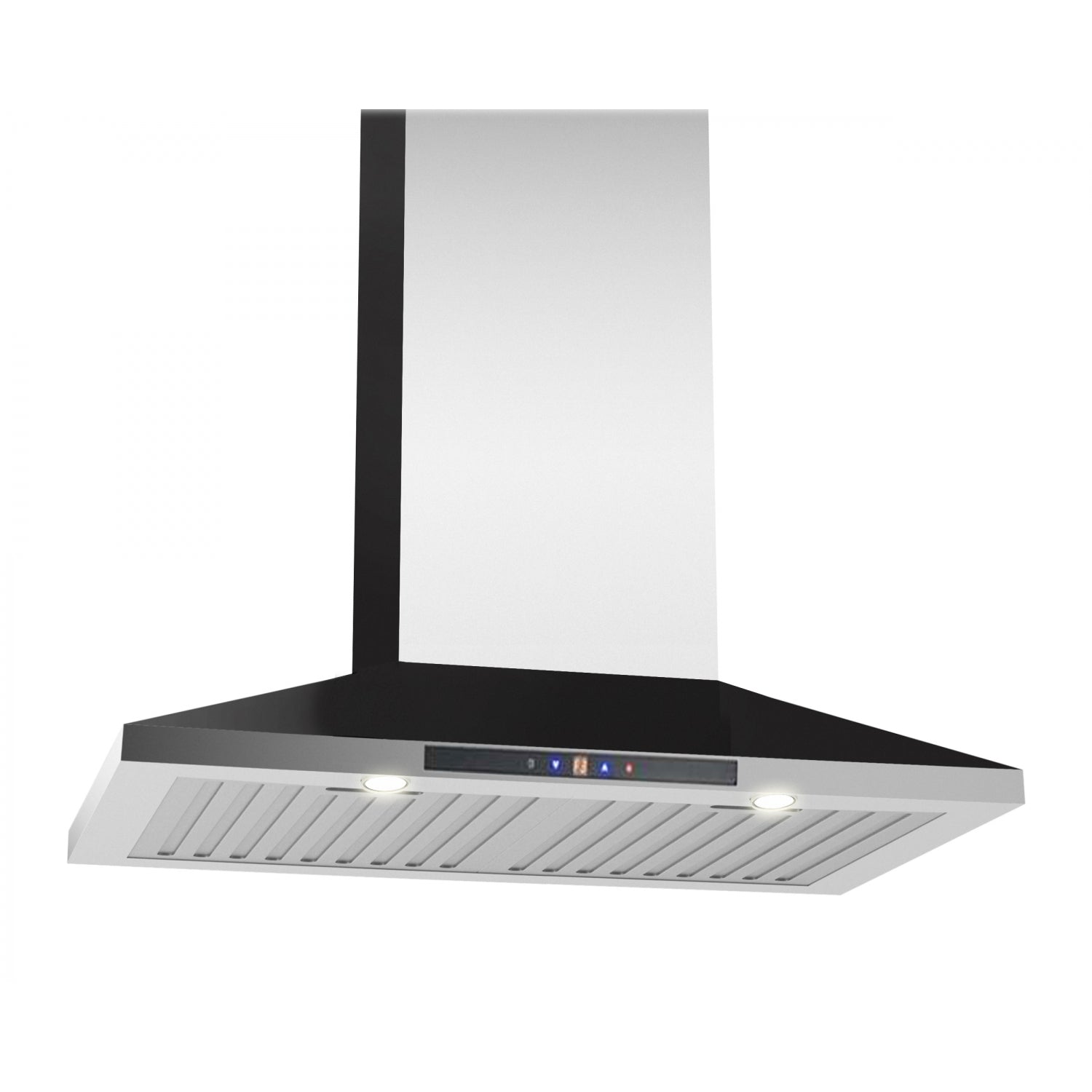 WPC430 Pyramid Range Hood - Stainless Steel Kitchen Exhaust Fan with LED Lights, Powerful 900 CFM for Smoke & Odor Removal - Perfect for Modern Home Cooking & Grilling