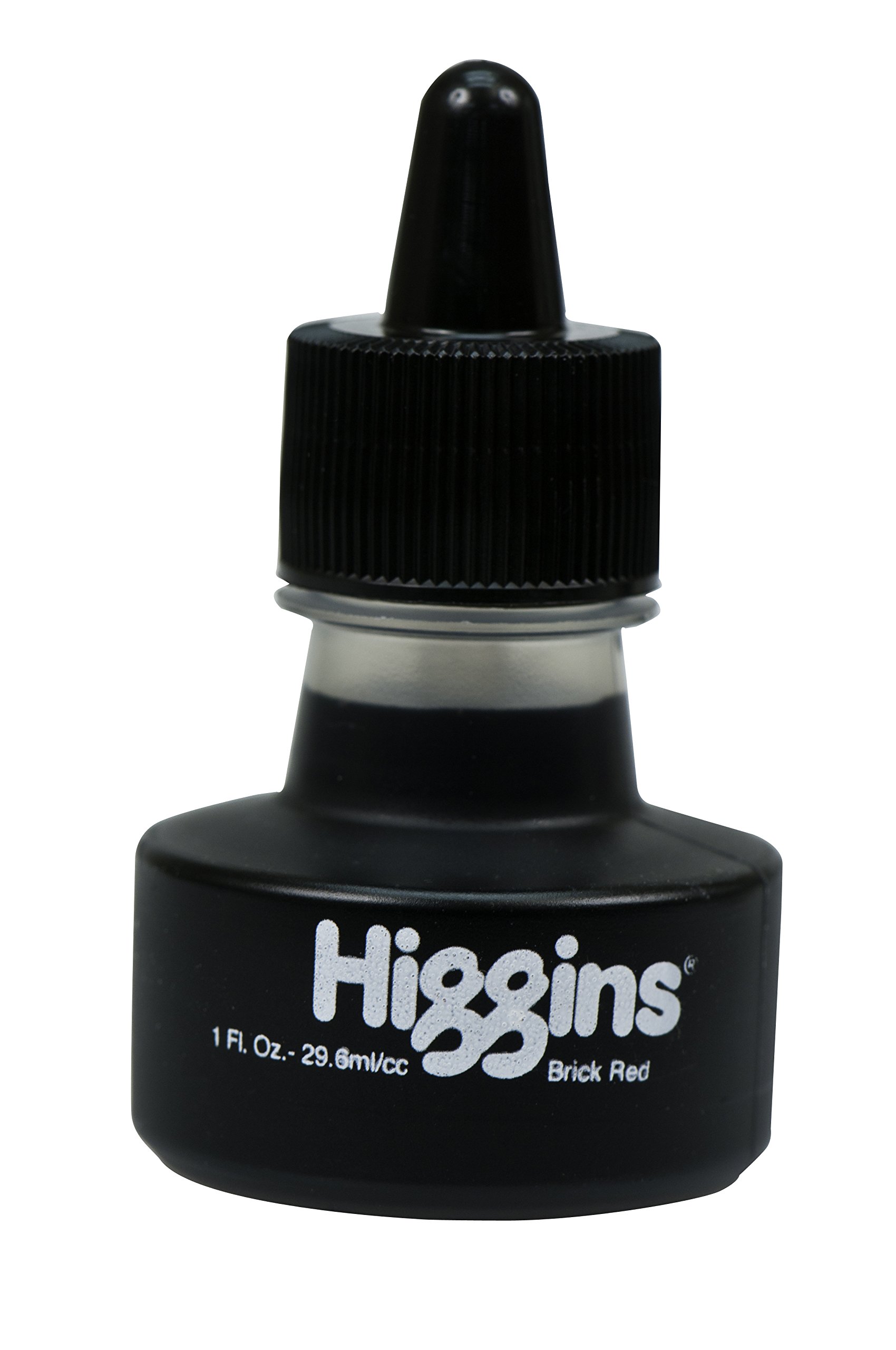 Higgins Dye-Based Drawing Ink - Brick Red, 1 oz Bottle (44114) | Premium Art Supplies for Calligraphy, Illustration & Watercolor Painting | Perfect for Artists, Students & Craft Enthusiasts