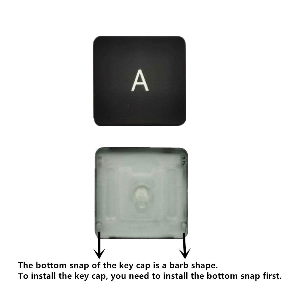 Replacement A Key Cap & Hinges for MacBook Pro A1706 A1707 A1708 - Fix Broken Keyboard Keys | Perfect for Typing, Coding & Office Work