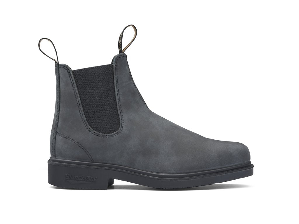 Blundstone 1308 Rustic Black Leather Chelsea Boots for Men - Comfortable & Stylish Dress Shoes for Work, Casual Wear & Outdoor Activities
