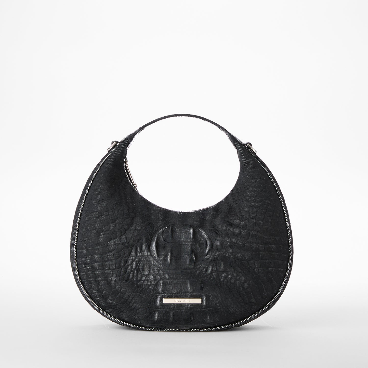 Mindy Black Brahmin Luxe Leisure Handbag - Stylish & Durable Crossbody Bag for Women | Perfect for Work, Travel & Everyday Use