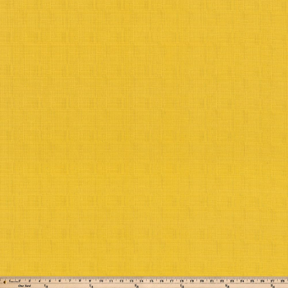**Pillow Perfect Solid Yellow Outdoor Wicker Patio Sofa Swing Cushion - 60