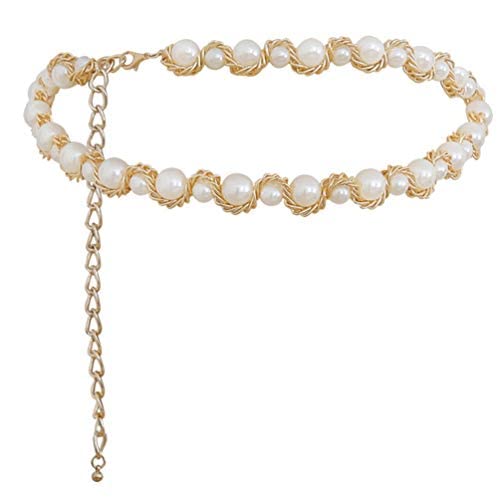Holibanna Pearl Waist Chain for Women - Elegant Belt for Jeans & Dresses