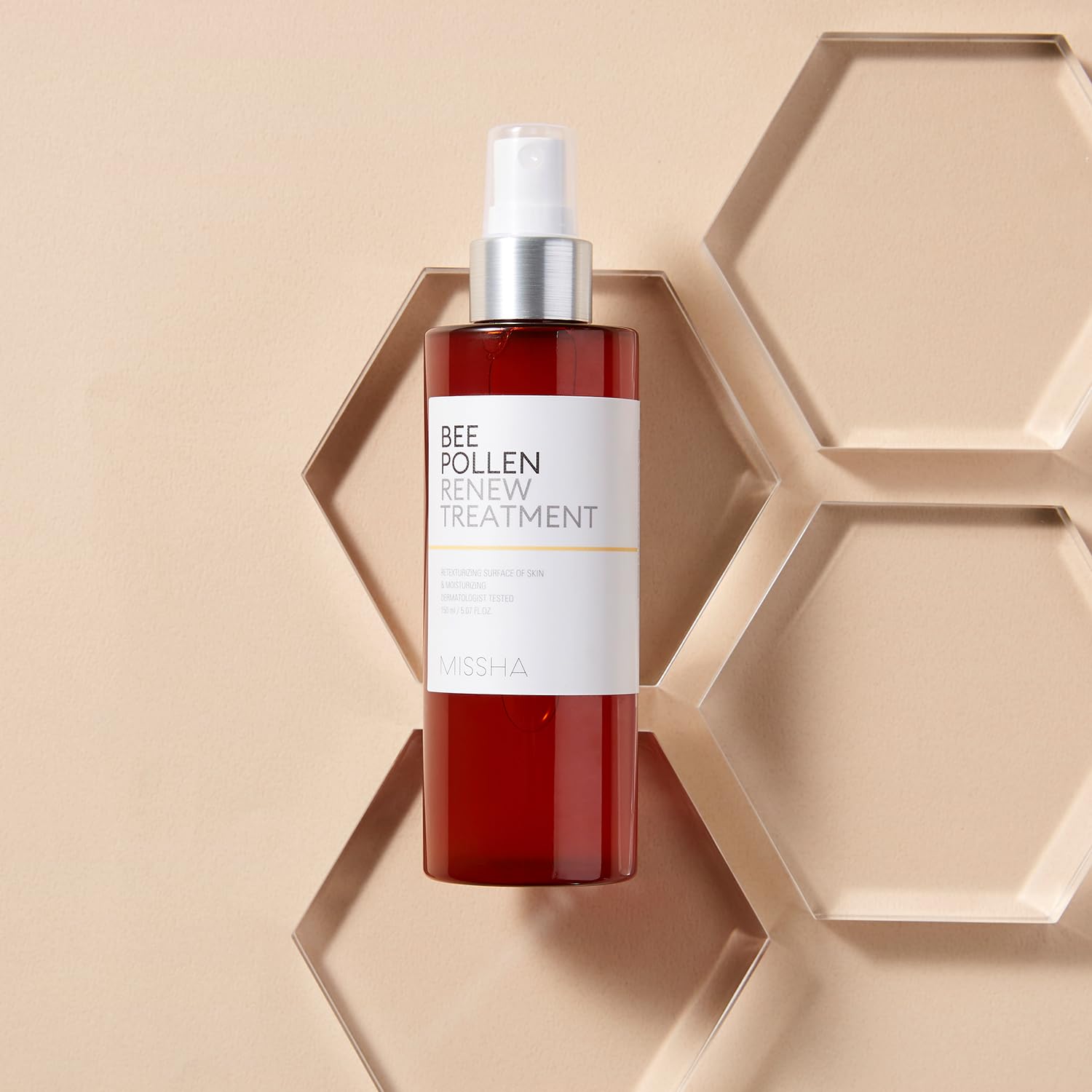 Missha Bee Pollen Renew Treatment 150ml - Hydrating & Anti-Aging Facial Essence for Glowing Skin | Perfect for Daily Skincare Routine & Nighttime Repair