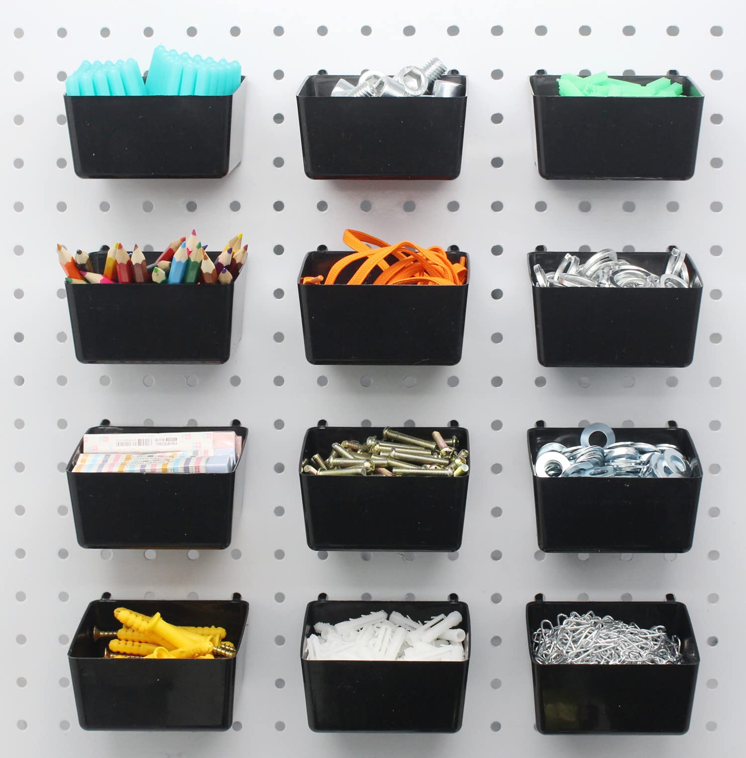 Pegboard Hooks and Bins Set - 3.62