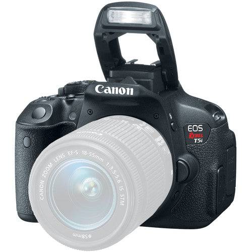 Canon EOS Rebel T5i / 800D, T7i 18MP Digital SLR Camera Body Only (Black) - Perfect for Travel Photography, Vlogging & Professional Shoots