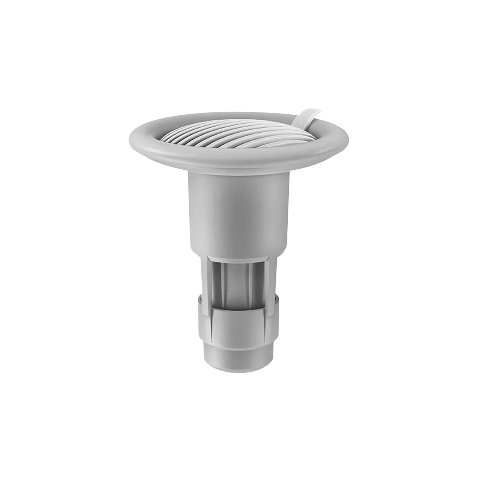 **Durable Silicone Hair Catcher & Drain Backflow Preventer - Toilet & Floor Drain Protector for Water Leak Prevention - Grey, One Size - Ideal for Bathroom, Shower & Underwater Waterway Towels**