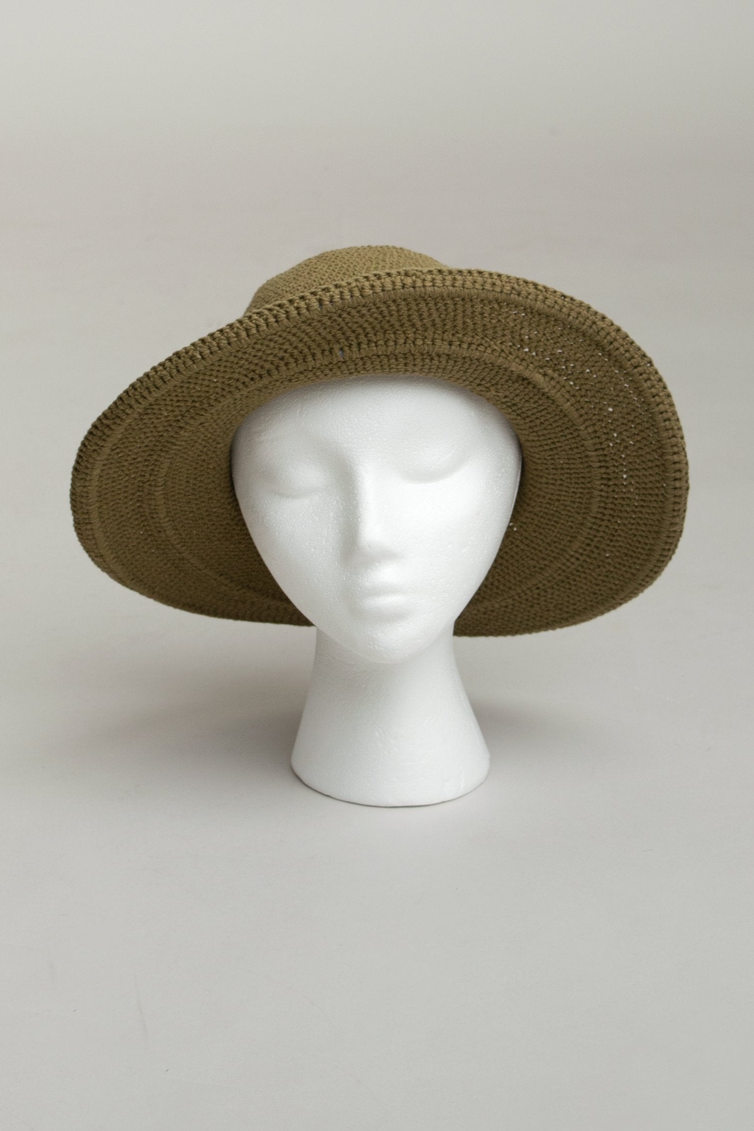 Stylish Khaki Cotton Hat for Men & Women - Breathable & Comfortable Summer Outdoor Sun Hat for Hiking, Beach, and Travel