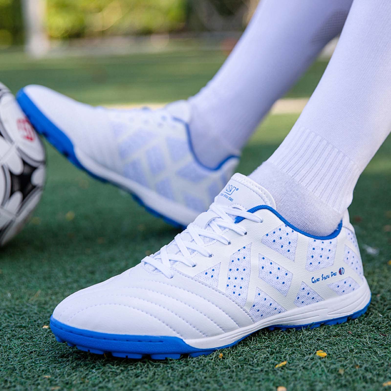 Eliogn Men's & Youth Soccer Cleats - Turf & Ground Football Shoes for Boys & Girls | Lightweight & Durable for Training & Matches