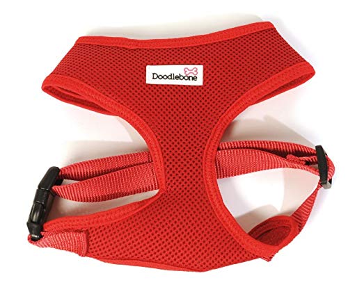 Red Extra Small Dog Harness - Adjustable & Reflective for Small Dogs - Perfect for Walking, Hiking & Outdoor Adventures