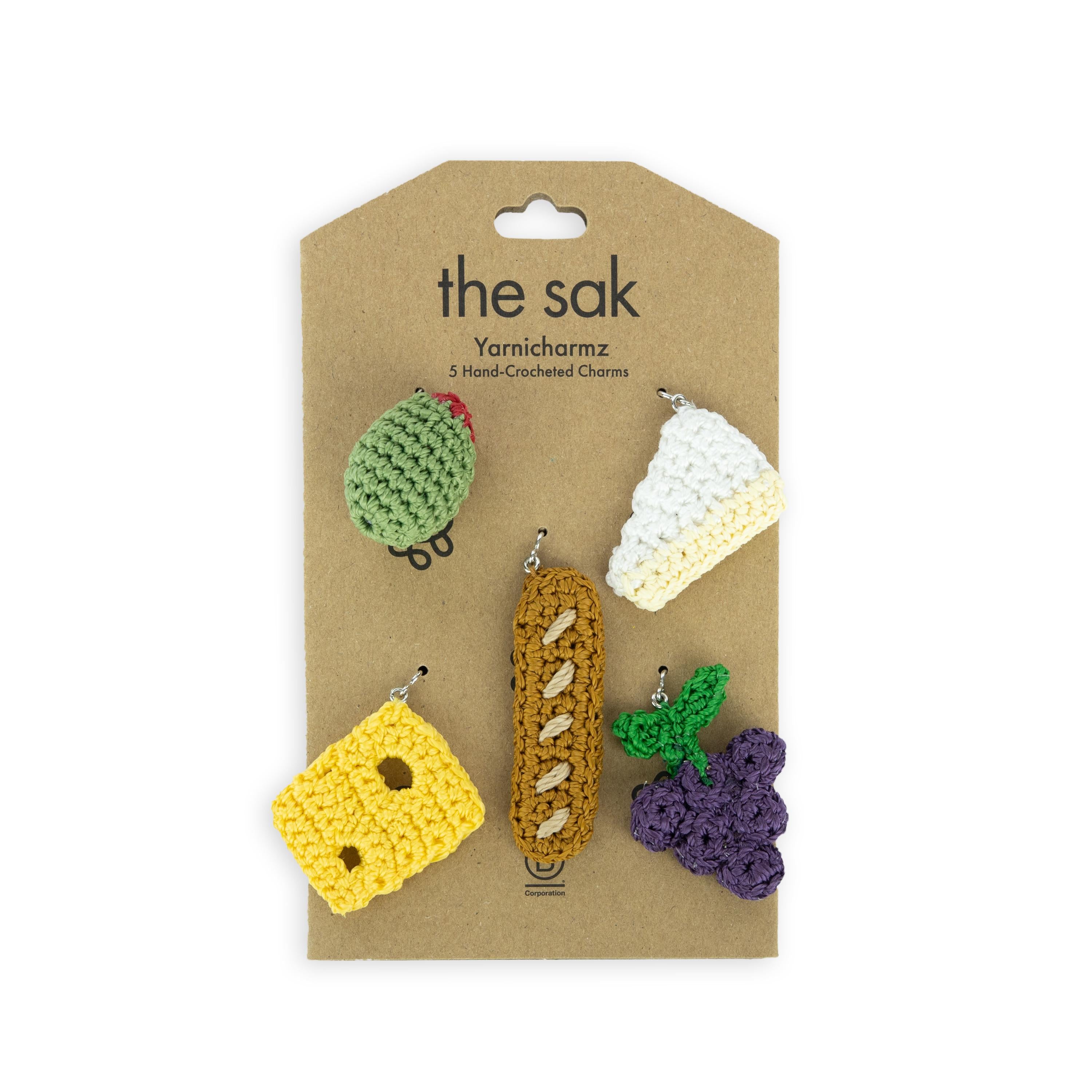 Yarnicharmz 5 Pack - Premium Quality Yarn Charms for Knitting & Crocheting - Perfect for DIY Crafts, Scrapbooking, and Jewelry Making