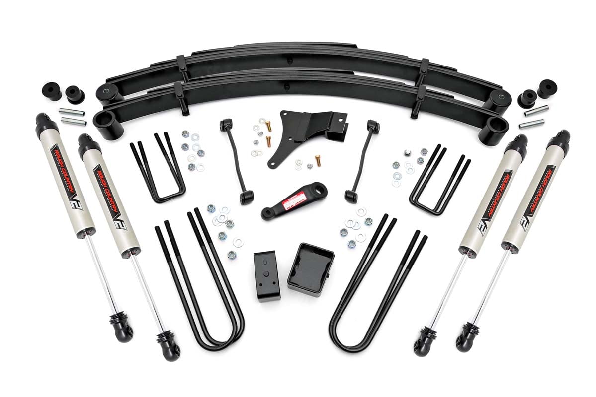 6 Inch Lift Kit with Rear Blocks V2 for Ford F-250/F-350 Super Duty 4WD (1999) - Heavy Duty Suspension Upgrade for Off-Roading & Towing | Model 49370
