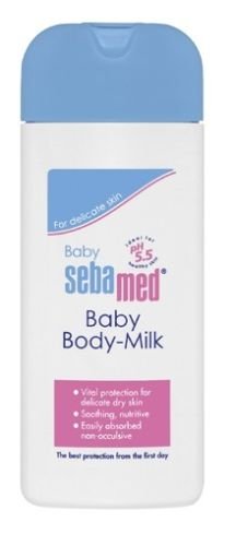 SEBAMED Baby Body Lotion 200ml with Almond Oil & Shea Butter - Moisturizing Cream for Dry Skin, Hypoallergenic & pH Balanced - Perfect for Daily Baby Care & Sensitive Skin Hydration