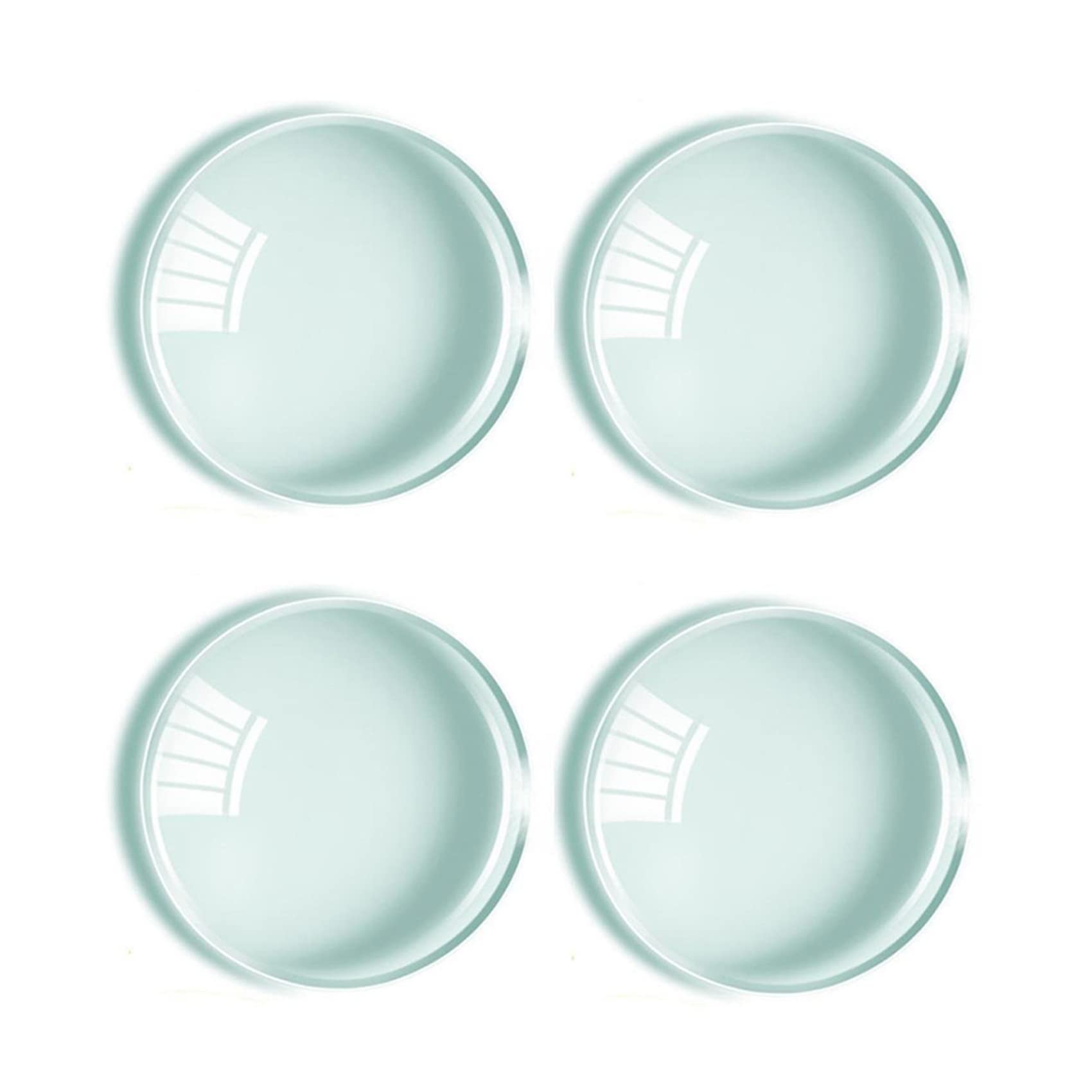 4 Pack Biconvex Lenses for Google Cardboard VR Headset - 37mm x 45mm Virtual Reality Lens Kit for DIY VR Goggles & Smartphone 3D Viewing