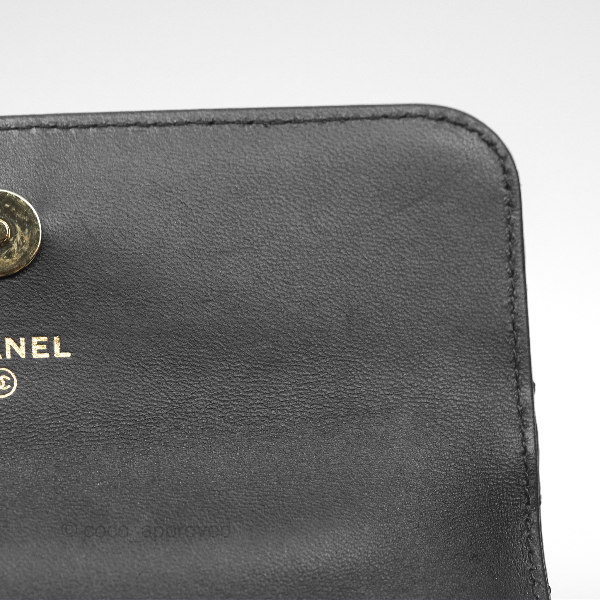 Chanel Camellia Handle Mini WOC Phone Holder Crossbody Bag with Chain - Black Lambskin Leather 23K Gold Hardware | Luxury Evening Out & Date Night Accessory