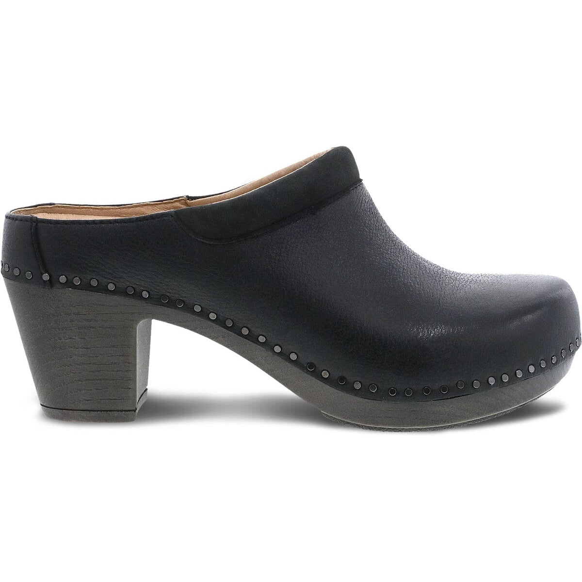 DANSKO SAMMY MILLED BURNISHED Leather Clogs - Women's Comfort Slip-On Shoes for Nurses & Teachers (Final Sale) | Perfect for Healthcare, Hospitality & All-Day Wear