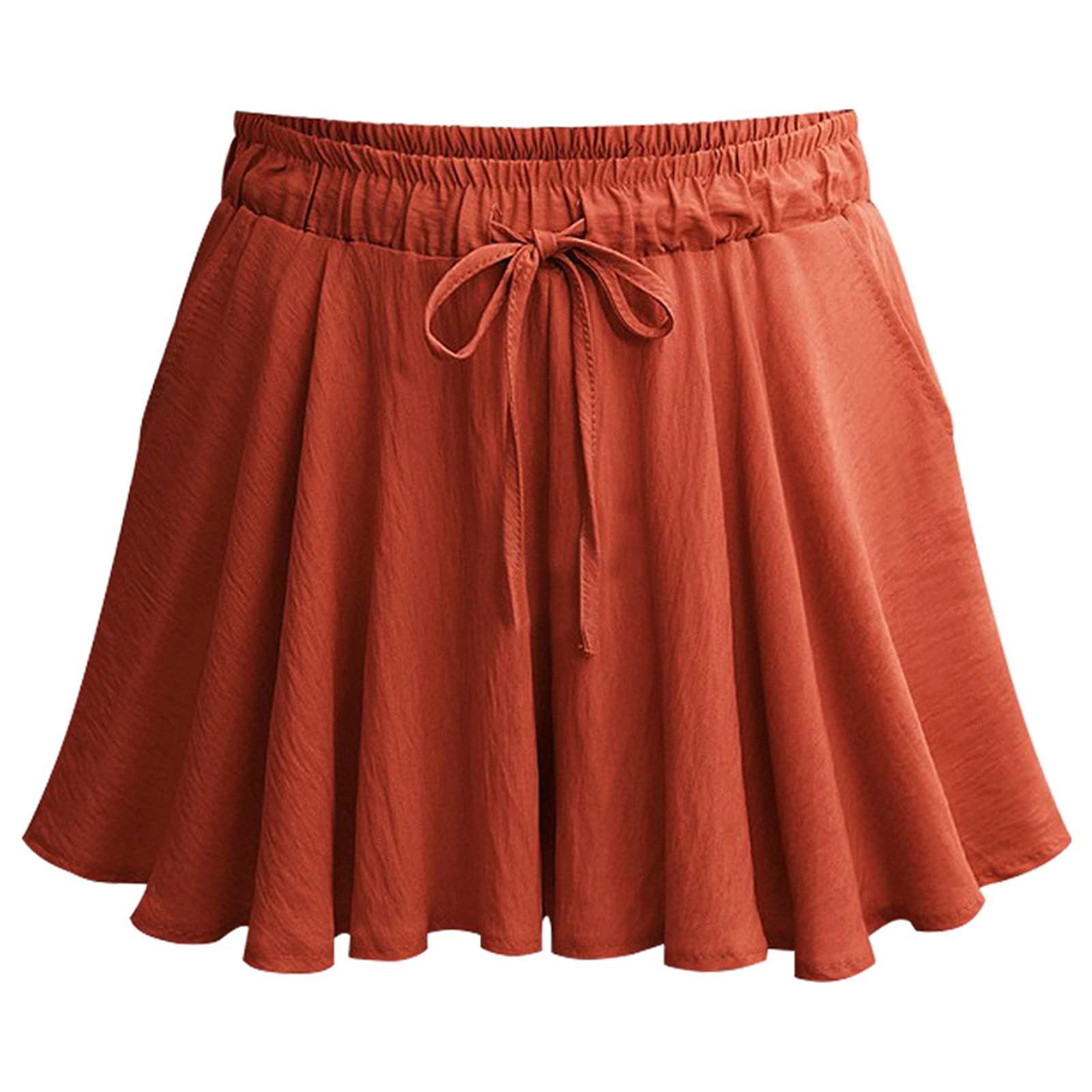 Women's Casual High Waisted Wide Leg Shorts - Loose Comfortable Summer Fashion Pants for Beach, Travel & Everyday Wear