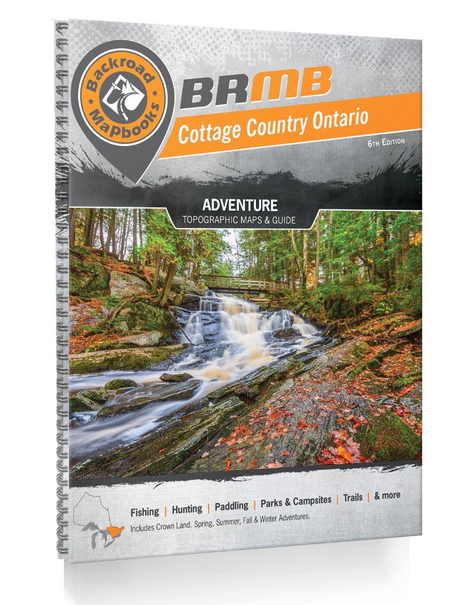Backroad Mapbooks Cottage Country Ontario 7th Edition - Detailed Travel Maps for Outdoor Adventures, Hiking, and Camping in Ontario's Cottage Country