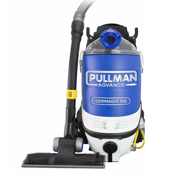 Pullman Advance Commander PV900 Commercial Backpack Vacuum Cleaner - Powerful 900W Motor for Deep Cleaning in Offices, Hotels & Schools