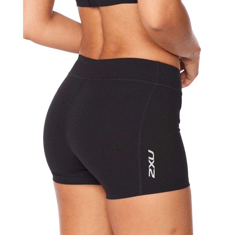 2XU Women's Form Mid Rise Compression 4-Inch Shorts - High Performance Workout & Running Shorts for Yoga, Gym & Athletic Activities