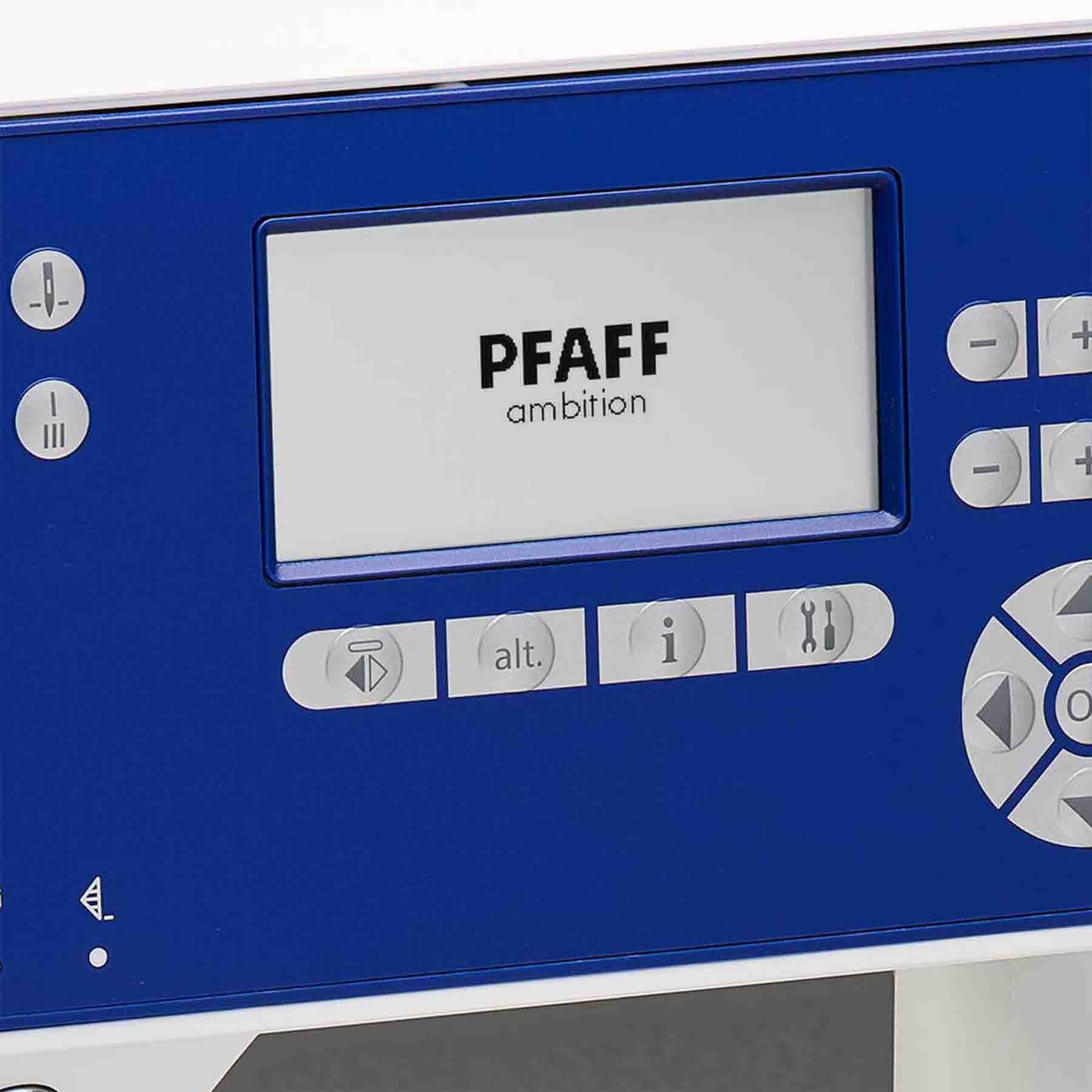 Pfaff Ambition 610 Sewing Machine Extension Table Bundle - Premium Blue Sewing Accessory for Quilting, Dressmaking & Craft Projects