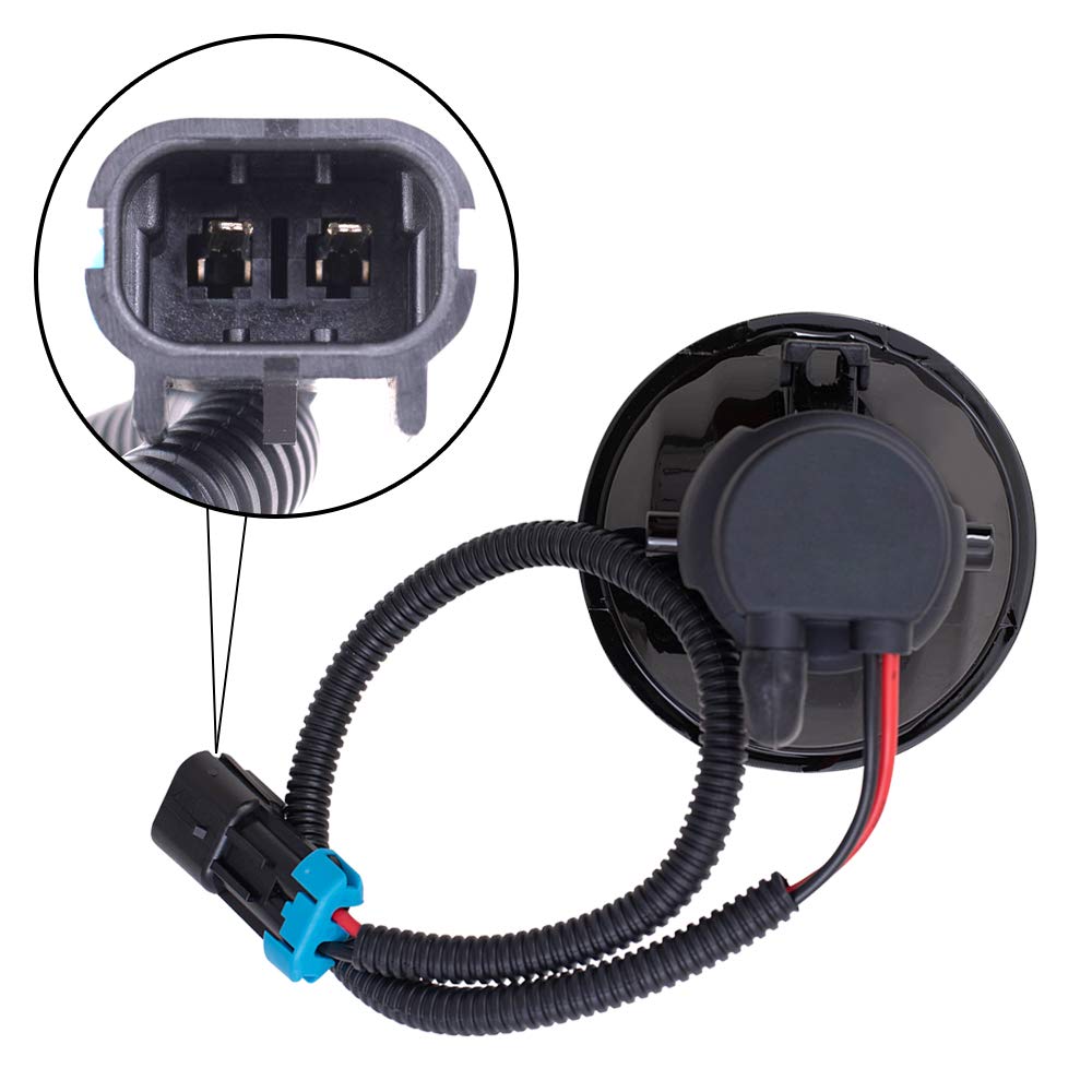Brock Replacement Fog Lights Pair for 2008-2016 Pinnacle CXU612 CXU613 - Compatible with 84722512 - Durable All-Weather Driving Lights for Enhanced Visibility in Rain & Fog