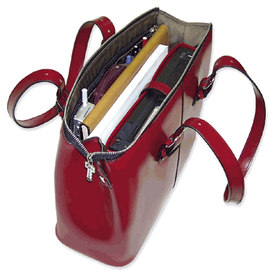 Jack Georges Milano 3902 Genuine Leather Tote Bag & Briefcase for Women & Men - Professional Work Bag, Laptop Bag, Travel Carry-On, Business Office & College Essentials