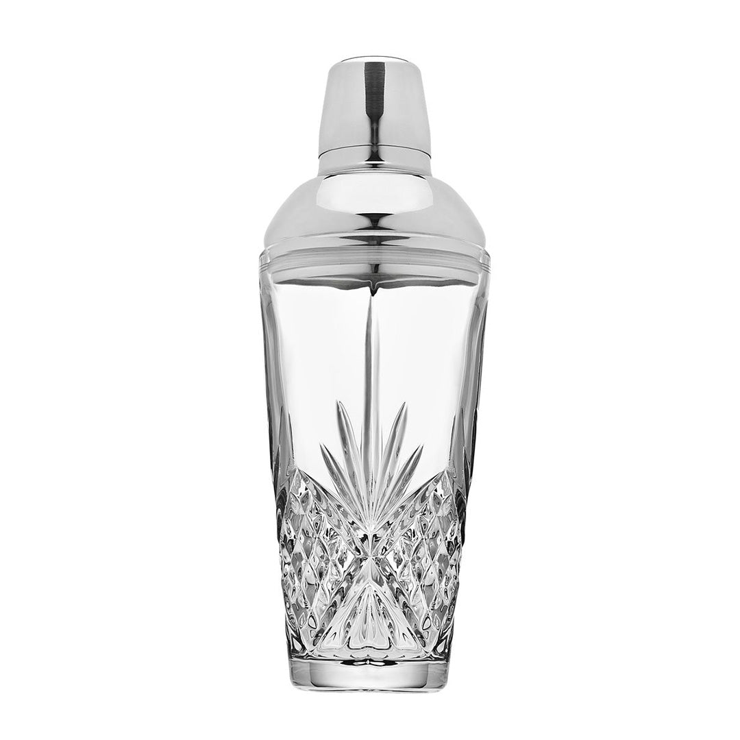 Premium Dublin Crystal Martini Cocktail Shaker Set - 17oz Barware for Home Mixology & Professional Bartending - Perfect for Parties, Weddings & Home Entertaining